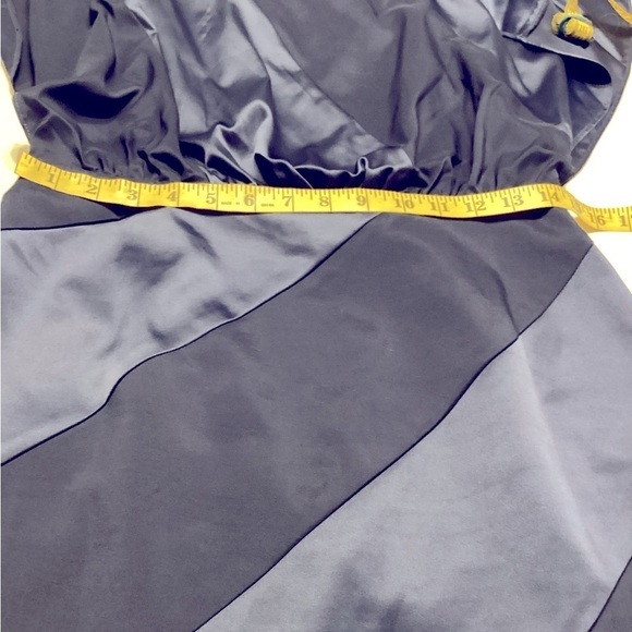 Jessica Simpson Navy  Silky Dress Size 8 - Picture 6 of 10